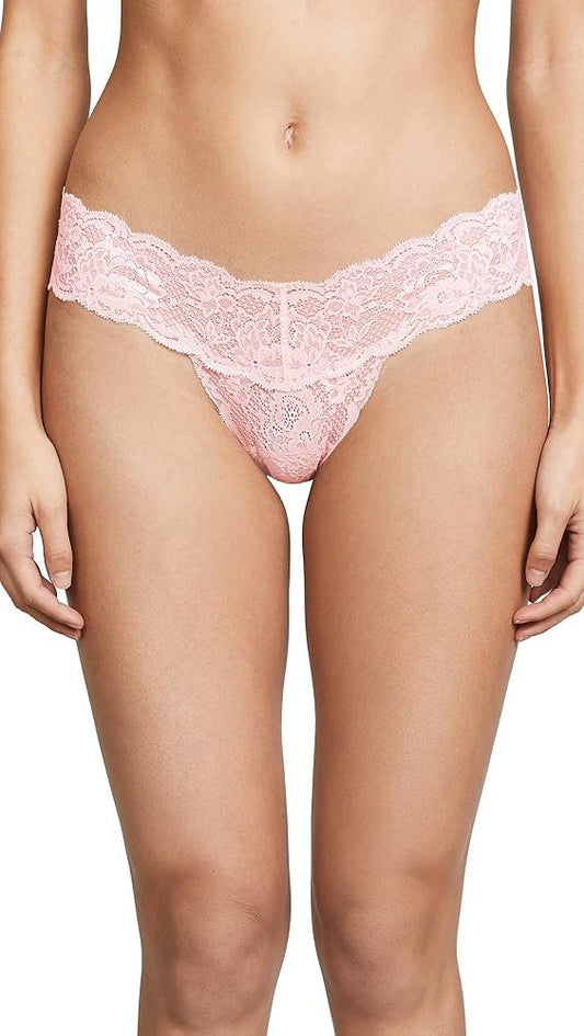 Never Say Never Cutie Low Rise Thong Pink Lilly