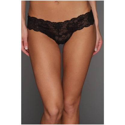 Never Say Never Cutie Low Rise Thong Black
