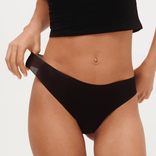 Like Nothing Thong in Black