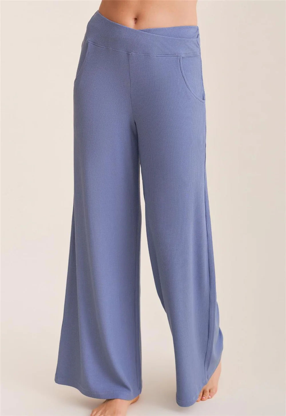 Iconic Cami and Flared leg pant Waffle Set