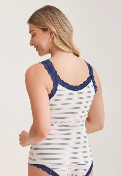 Iconic Cami and Stripes Boyshort Set