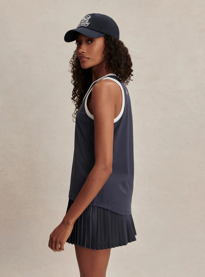 Tegan Performance Tank Navy