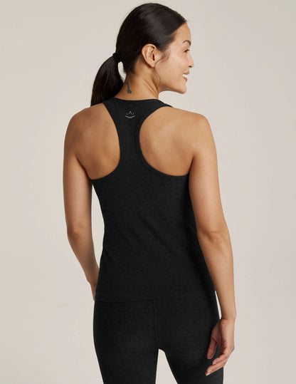 Spacedye Step Up Racerback Tank Black