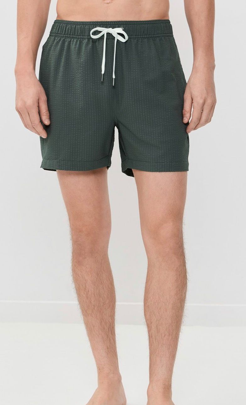 Charles Swim Trunk Olive Green