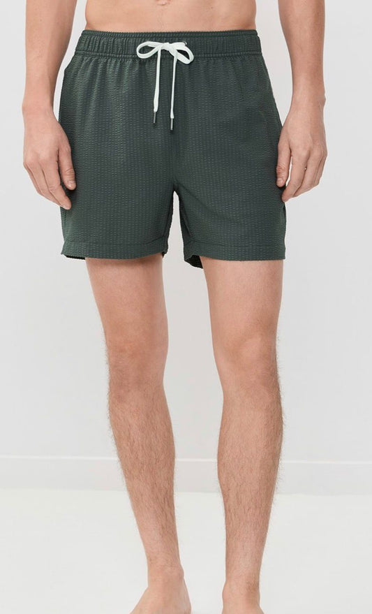 Charles Swim Trunk Olive Green
