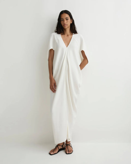 Lyon Caftan Dress White