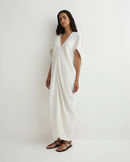 Lyon Caftan Dress White