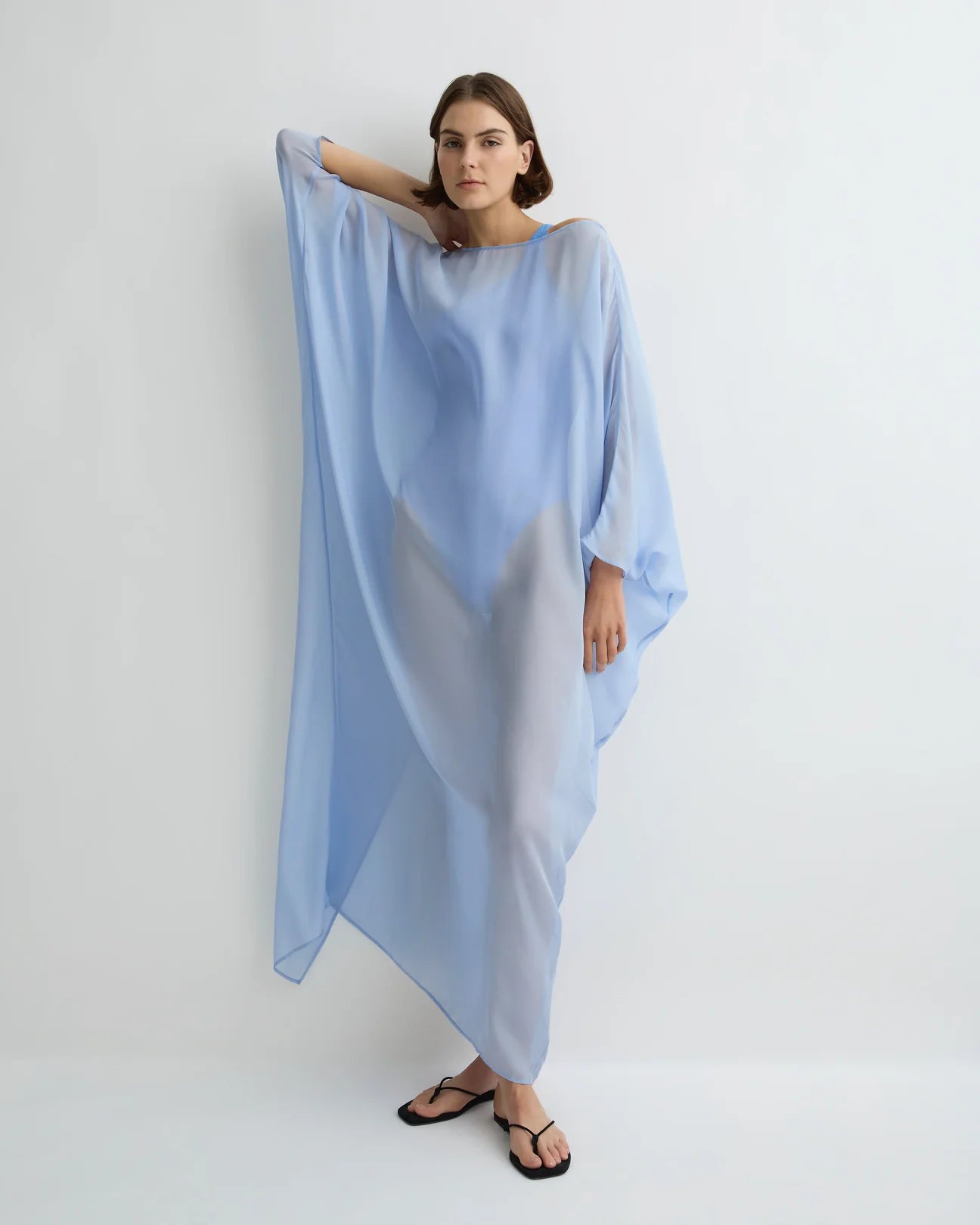 Capri Silk Caftan Dress