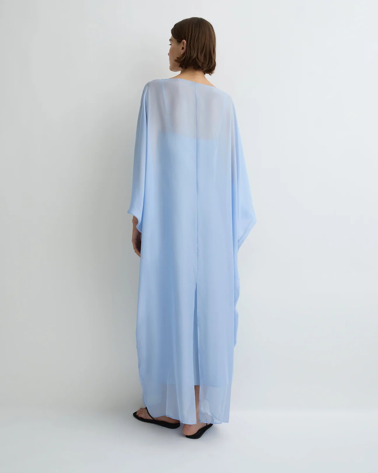 Capri Silk Caftan Dress