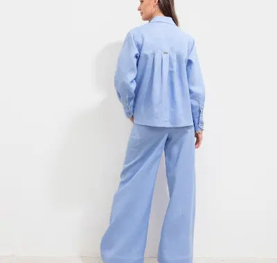 Cruz Shirt Blue Aura