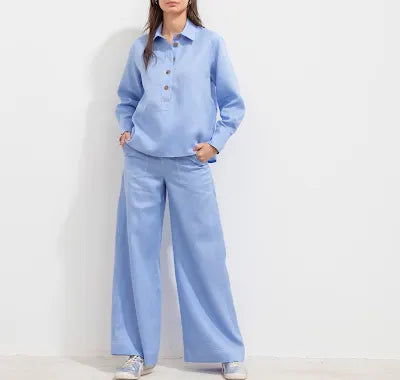 Cruz Shirt Blue Aura