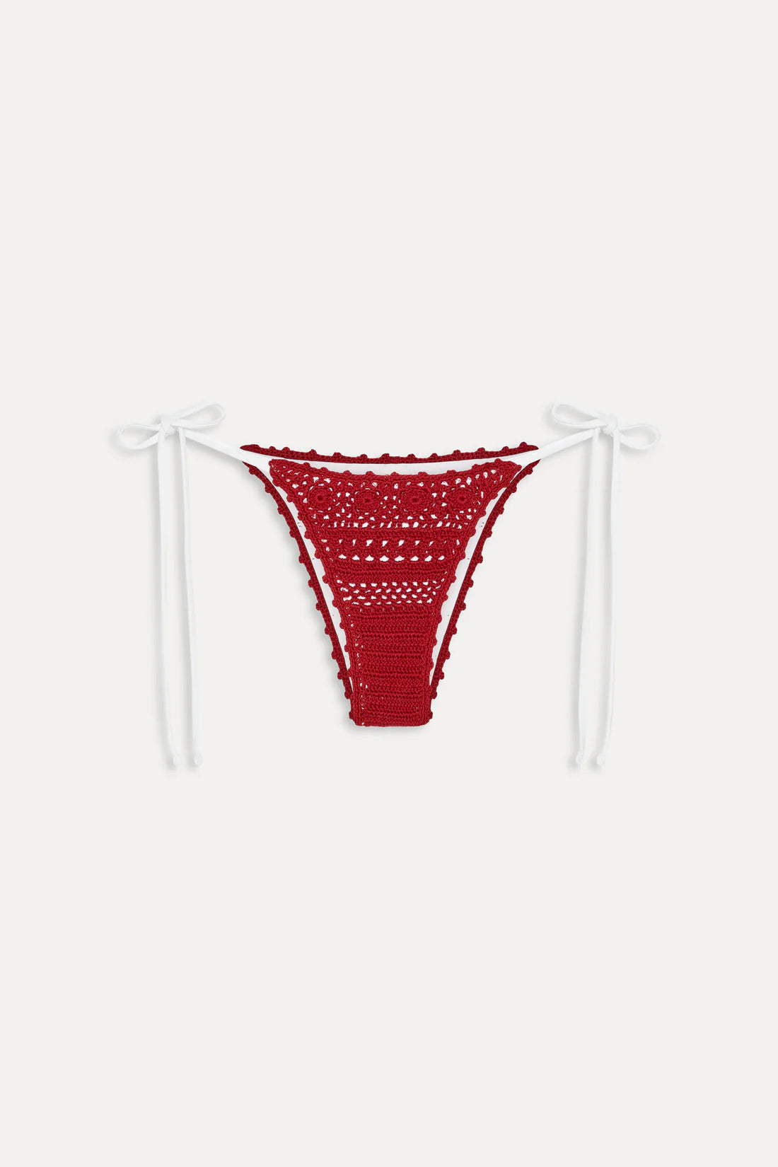 Elena Crochet Red Bikini Set