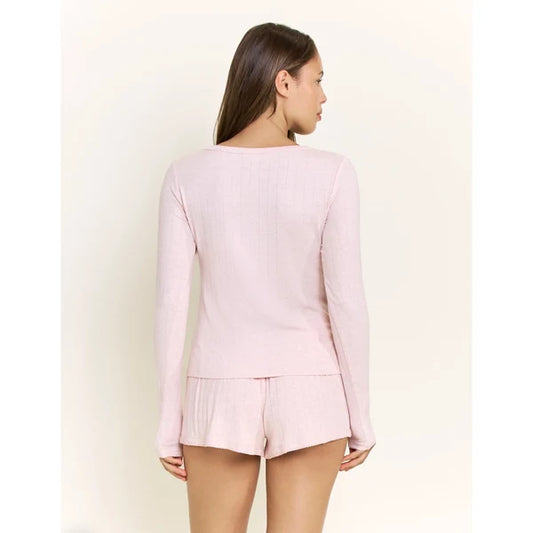 Cloud Modal Long Sleeve Set Rose Quartz