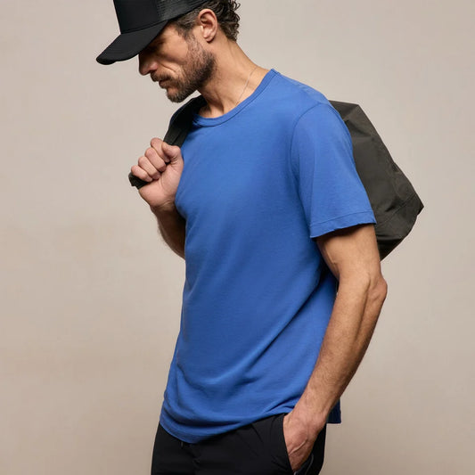 Short Sleeve Crewneck Baltic Blue