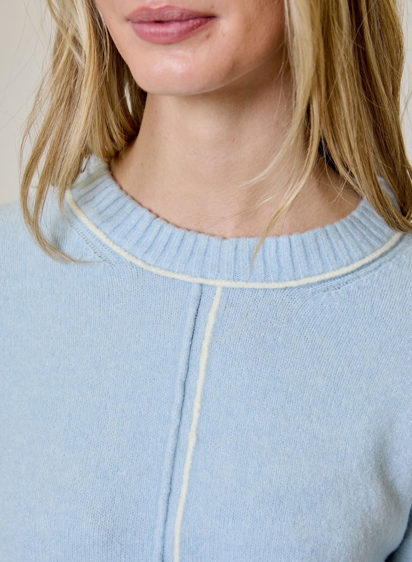 Blue Echo Crew Neck Sweater