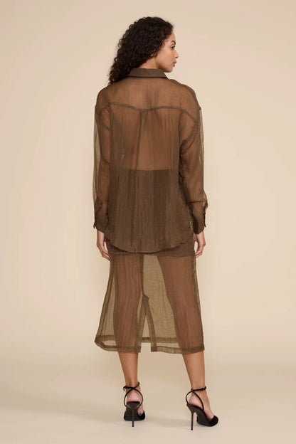 Meera Midi Skirt Olive