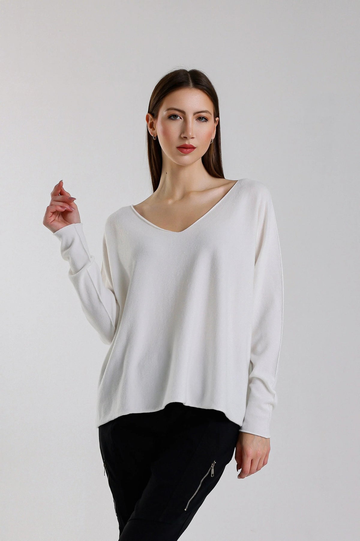 Tricia Soft V-Neck Sweater