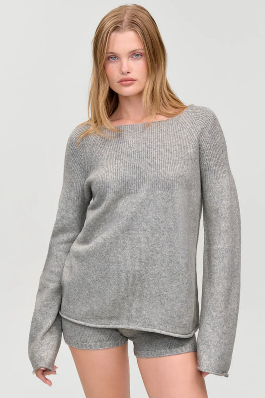 Beau Oversized Brushed Knit Sweater