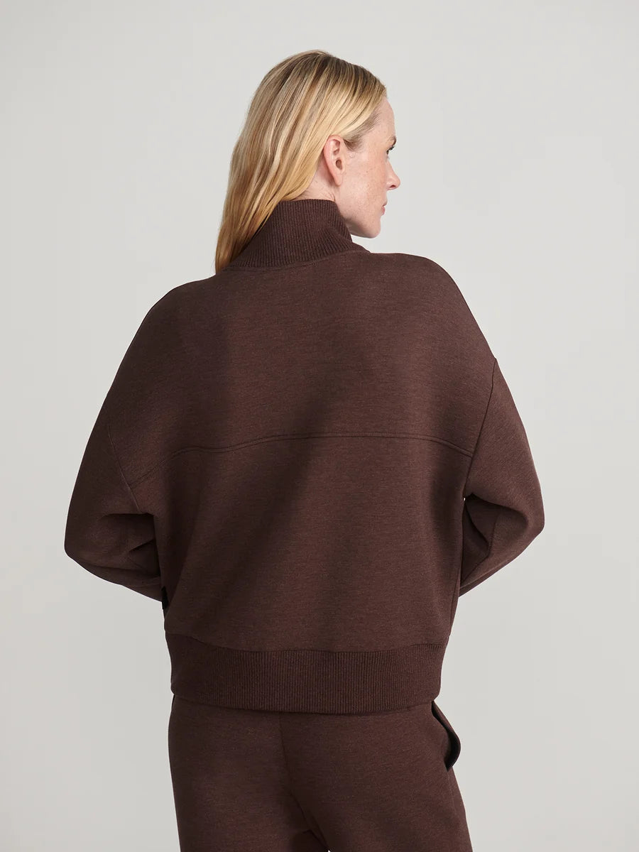 Sabrina Button Through Jacket Brown