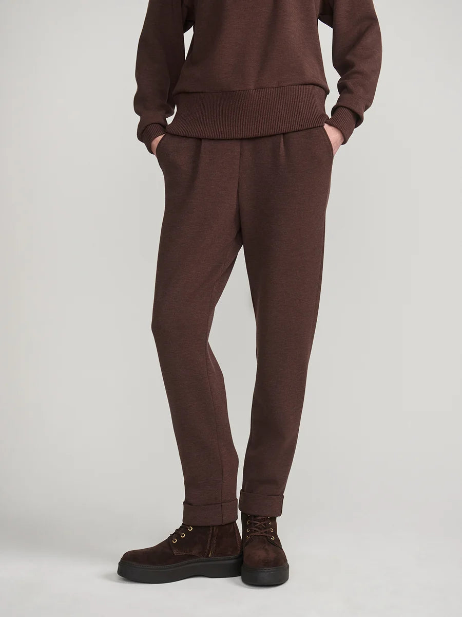 Rolled Cuff Pant Brown