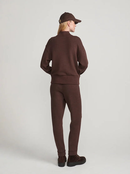 Rolled Cuff Pant Brown