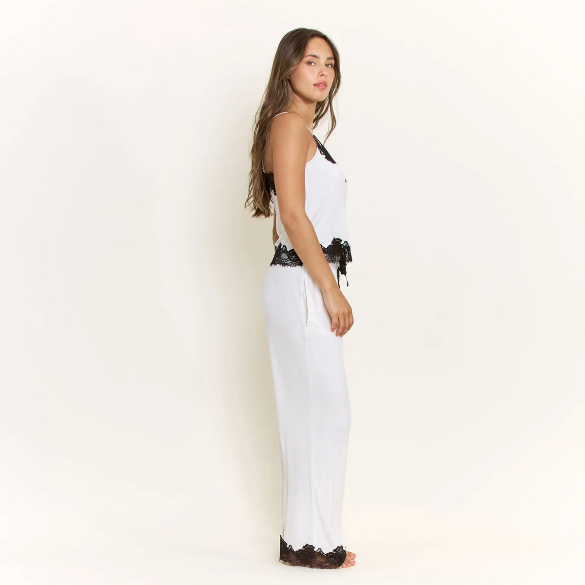 Dream On Cami Pant Set Ivory