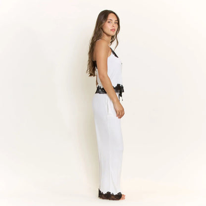 Dream On Cami Pant Set Ivory