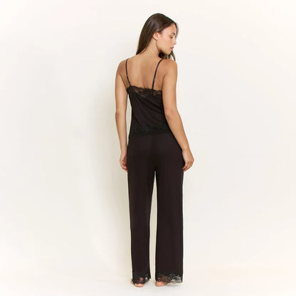 Dream On Cami Pant Set Black