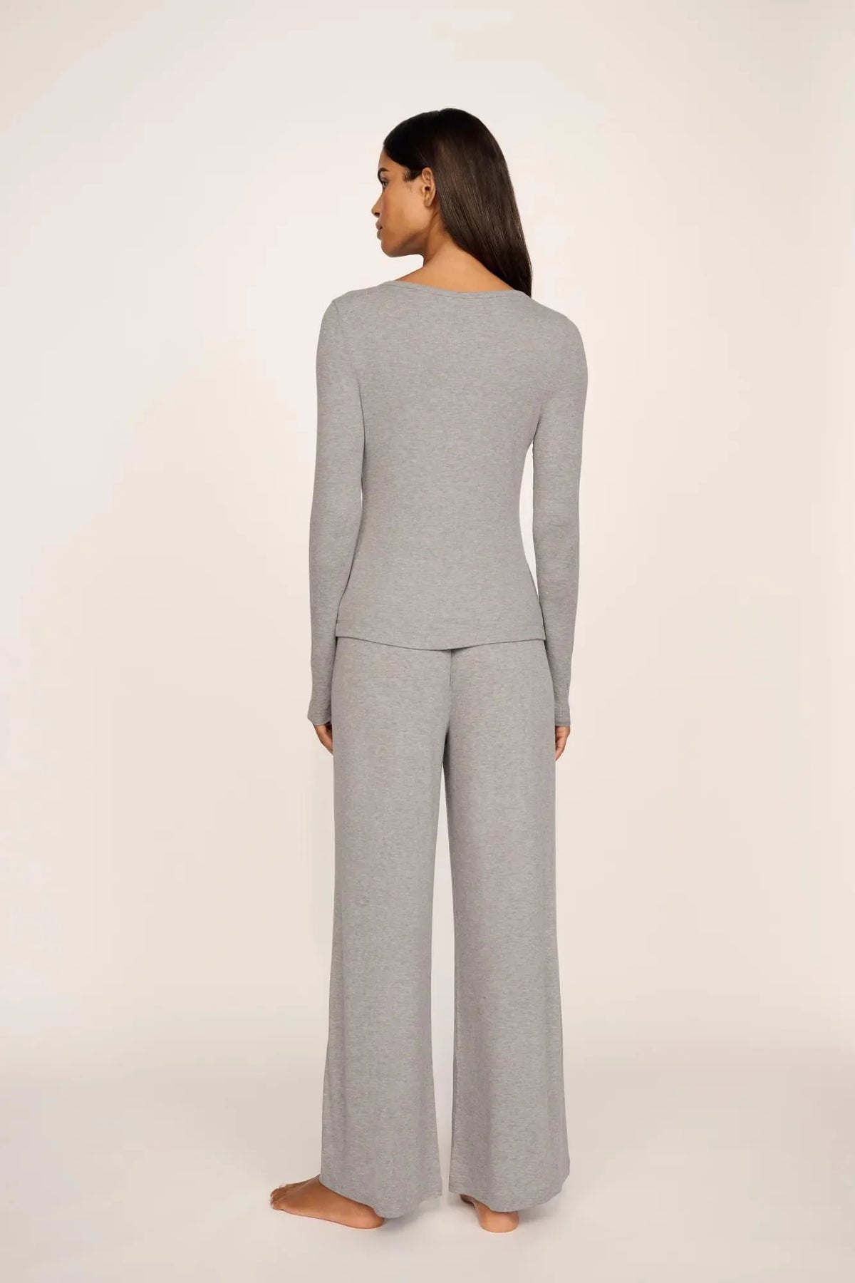 Dream Rib Long Sleeve Pant Set