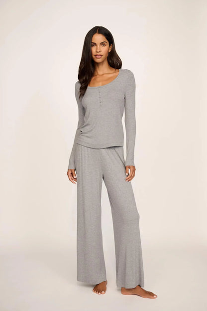 Dream Rib Long Sleeve Pant Set
