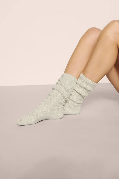 Cozy Socks Heather Grey
