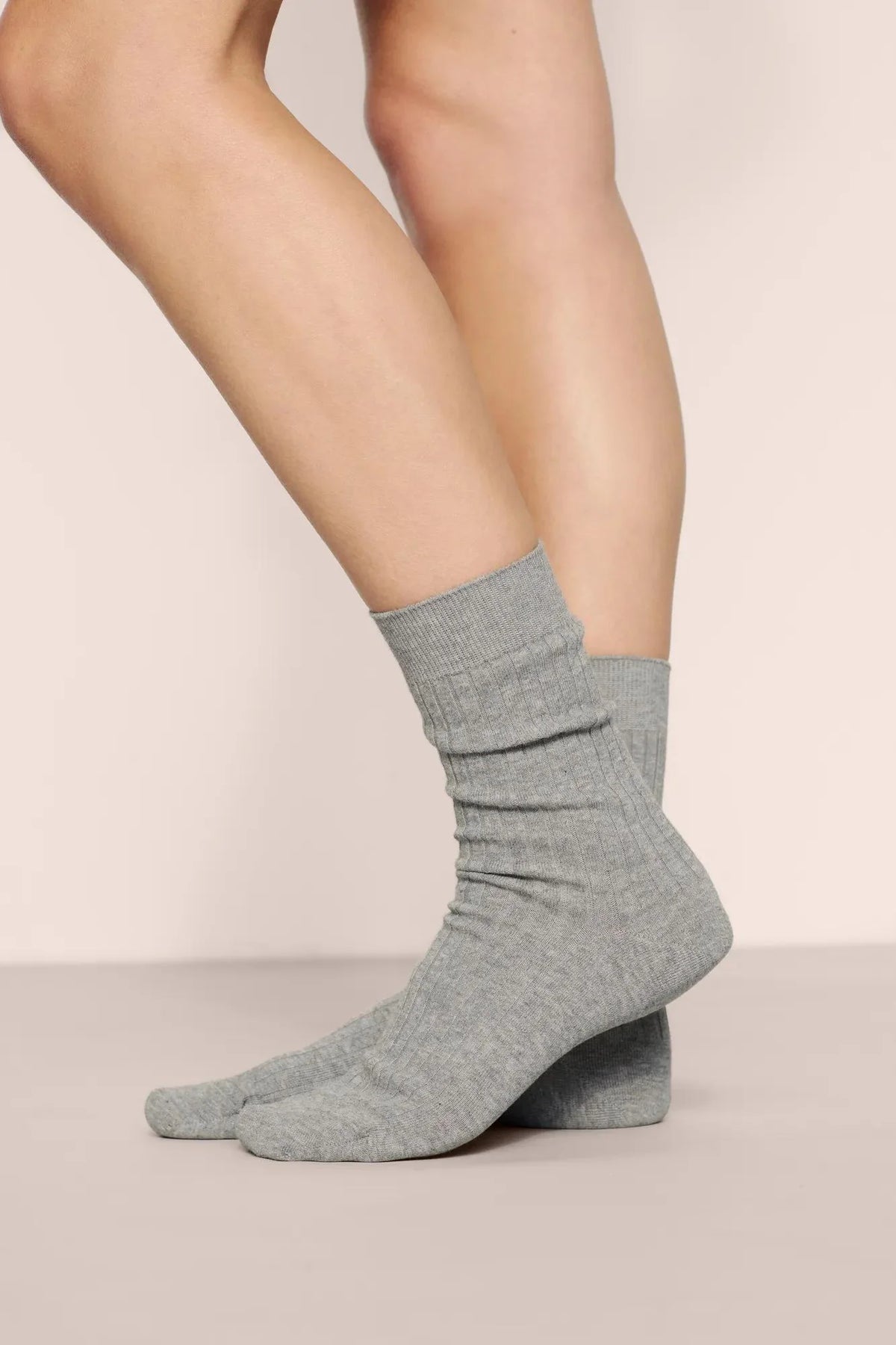 Essential Rib Socks Grey