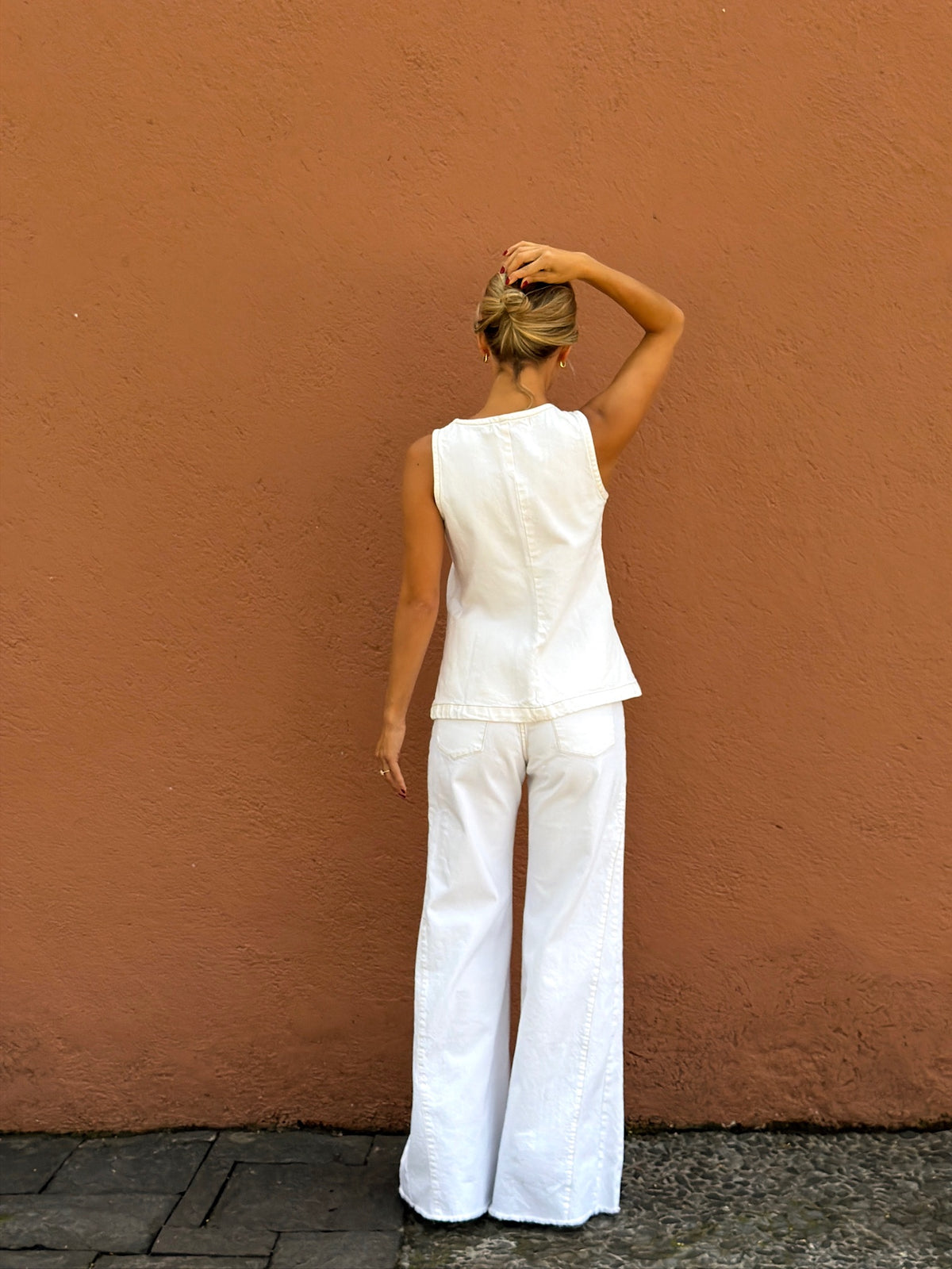 Aline Pant White
