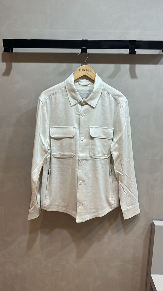 Aerolinen Shirt Jacket Ivory