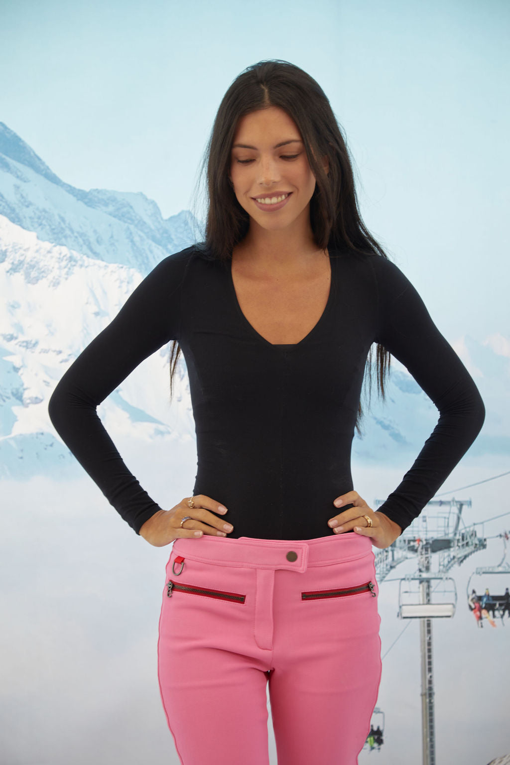 Jes Racer Pant Fuchsia
