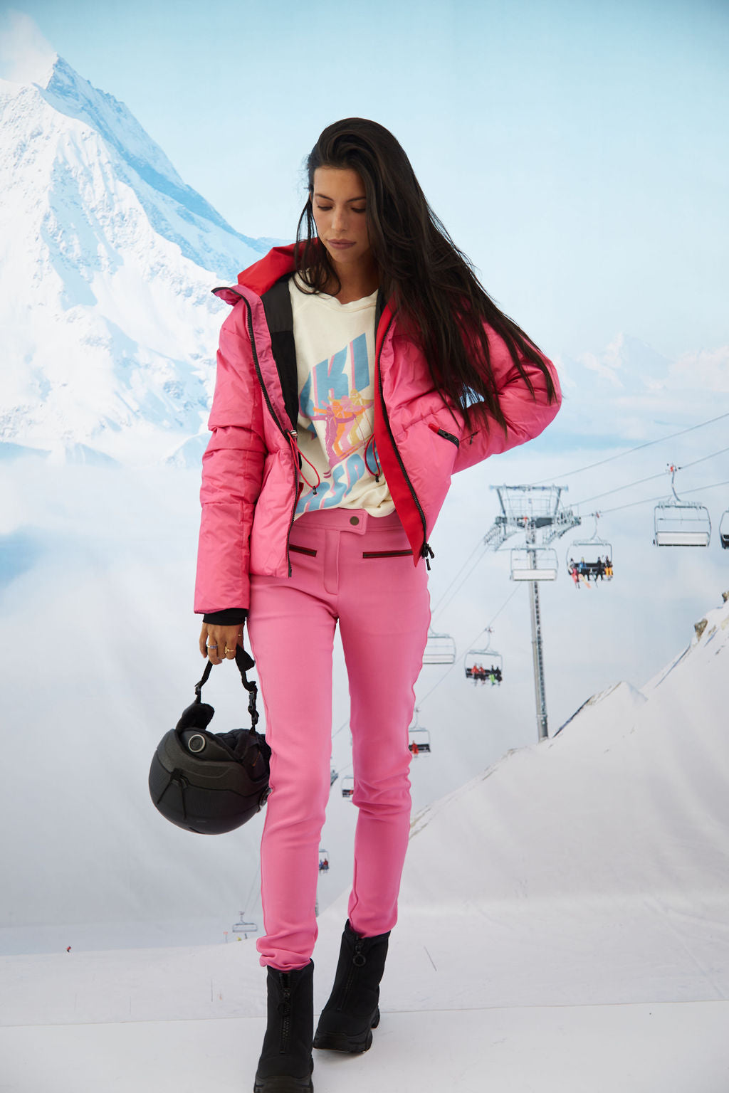 Jes Racer Pant Fuchsia