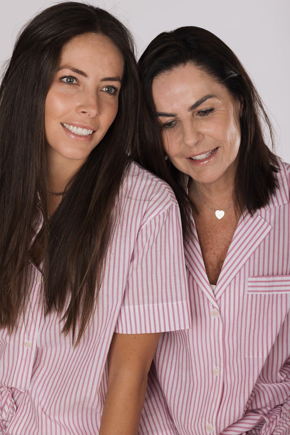 Nautico Stripe Pink Short Pj Set