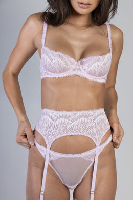 Loulou Thong & Suspender Belt Orchidee