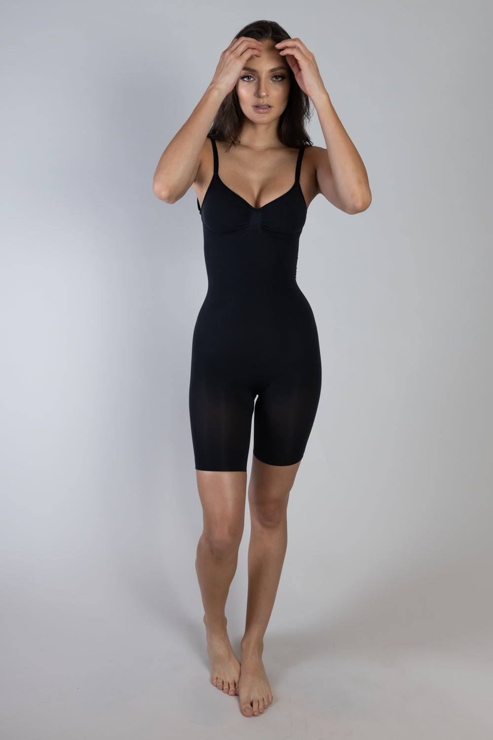 SKIMS Seamless Low Back Shapewear Black