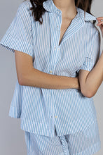 Nautico Stripe Blue Short Pj Set