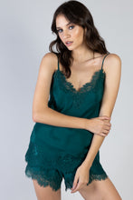 Coco Lace Shortie PJ Set Cypress Teal