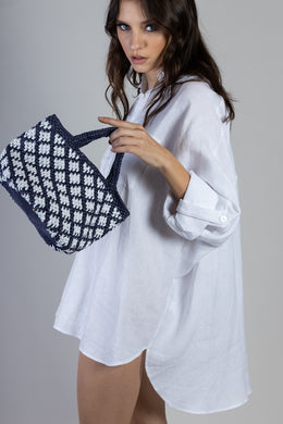 Audrey Handbag Navy