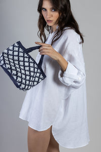 Audrey Handbag Navy