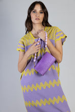 Purple and Yellow Kaftan (Hand Made)