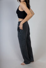 Cargo Jogger Washed Black
