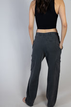 Cargo Jogger Washed Black