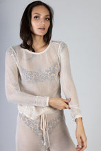 Mesh Long Set Beige