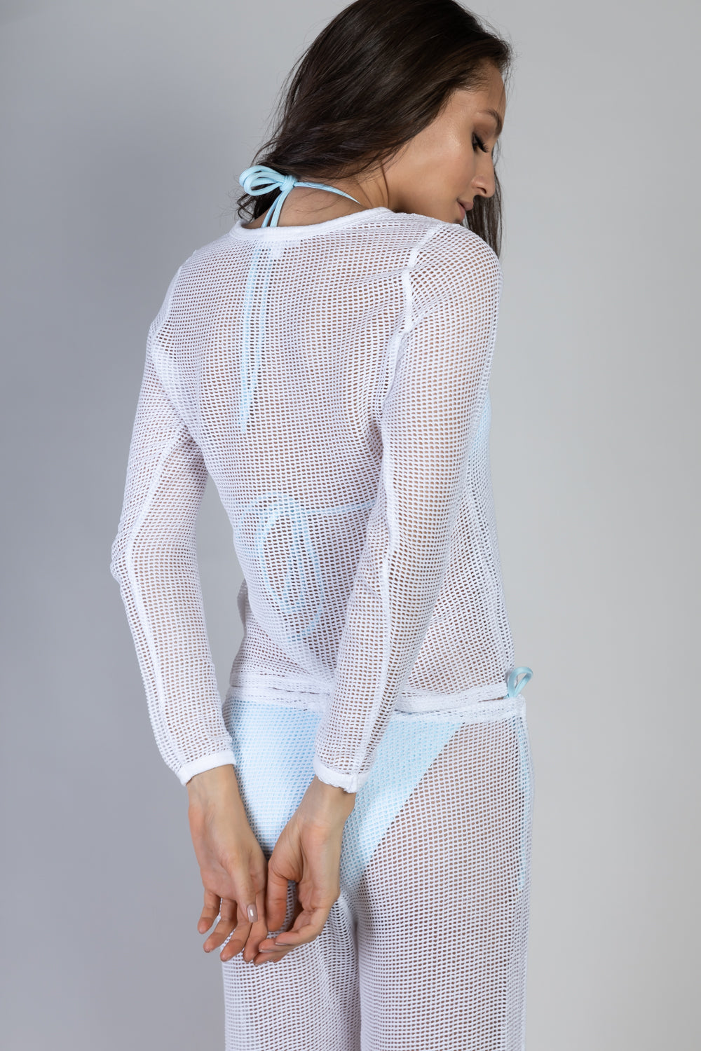 Mesh Long Set White