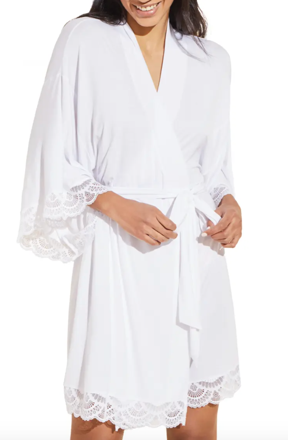 Mariana Kimono Robe White