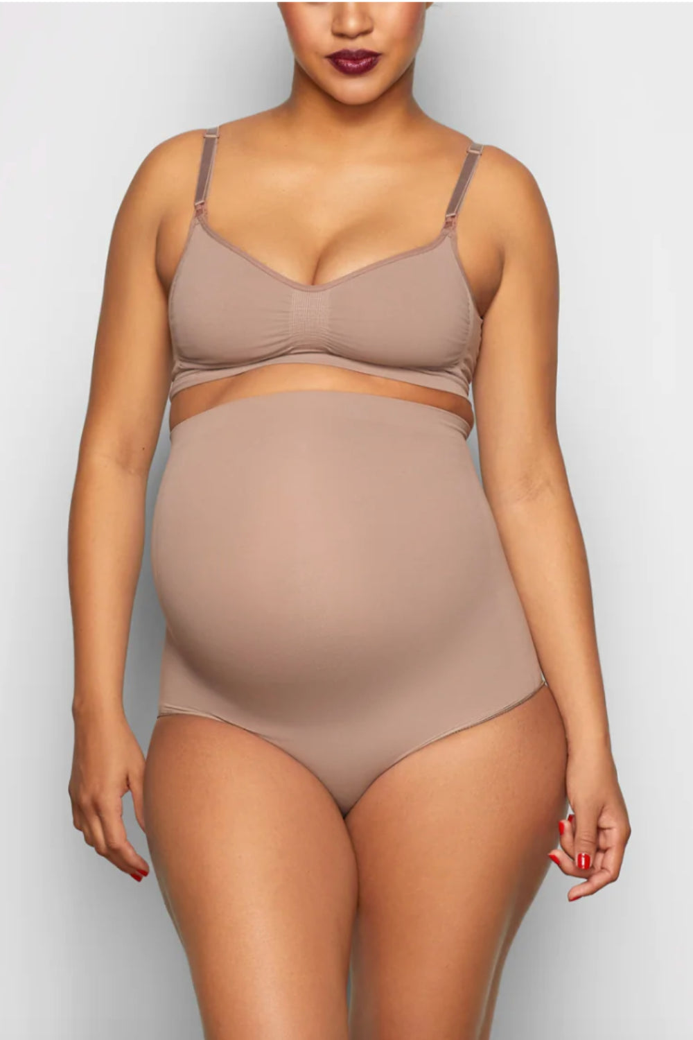 Motherhood Maternity Nude Tan Nursing Bra Demi 38C Size undefined